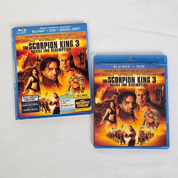Scorpion King 3 Blu-ray, action adventure movie, Ron Perlman, Billy Zane, fantas - Picture 2 of 5